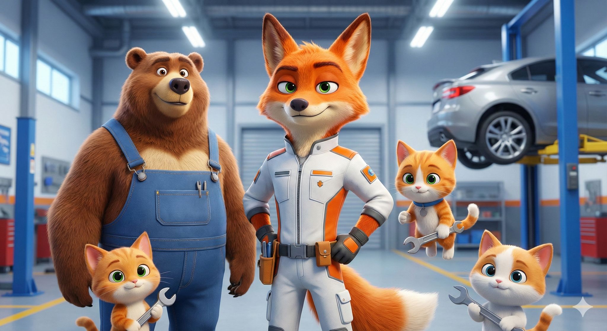 Fox and the expert garage team ready to serve you